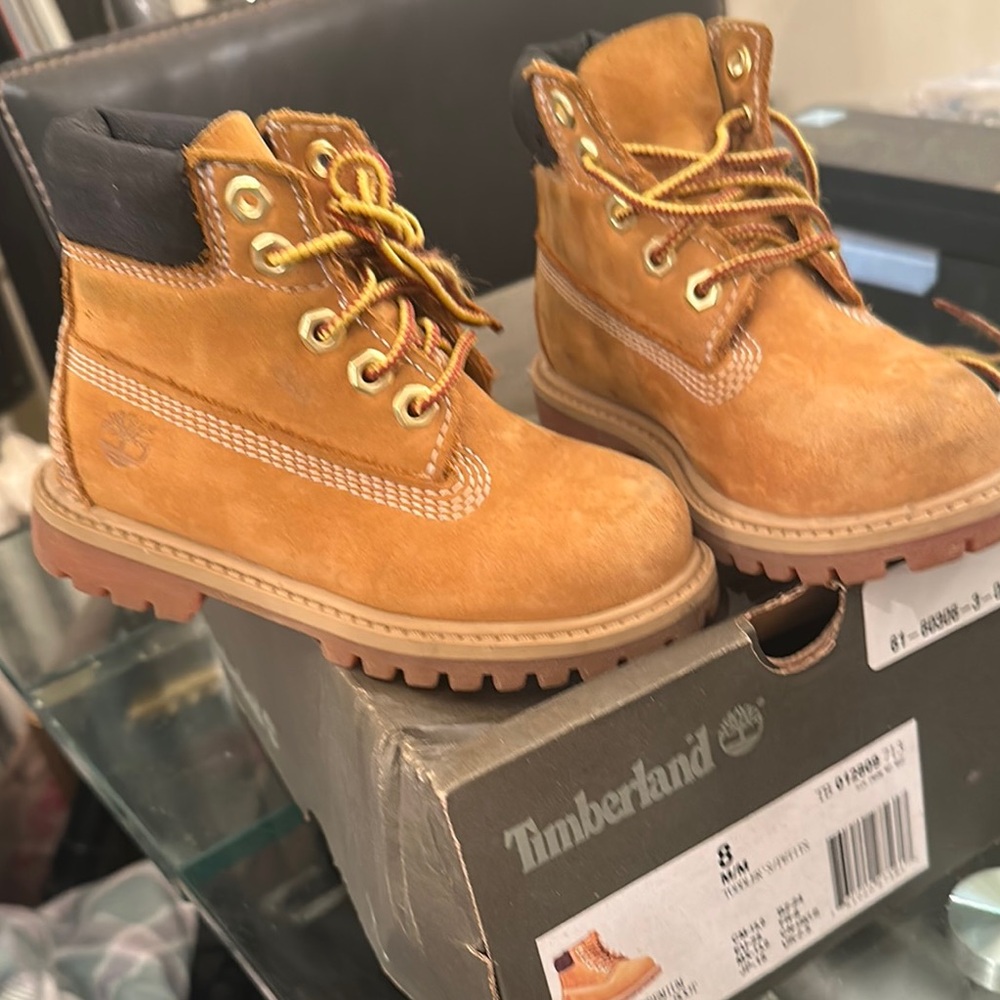 Timberland Tan Leather Boots